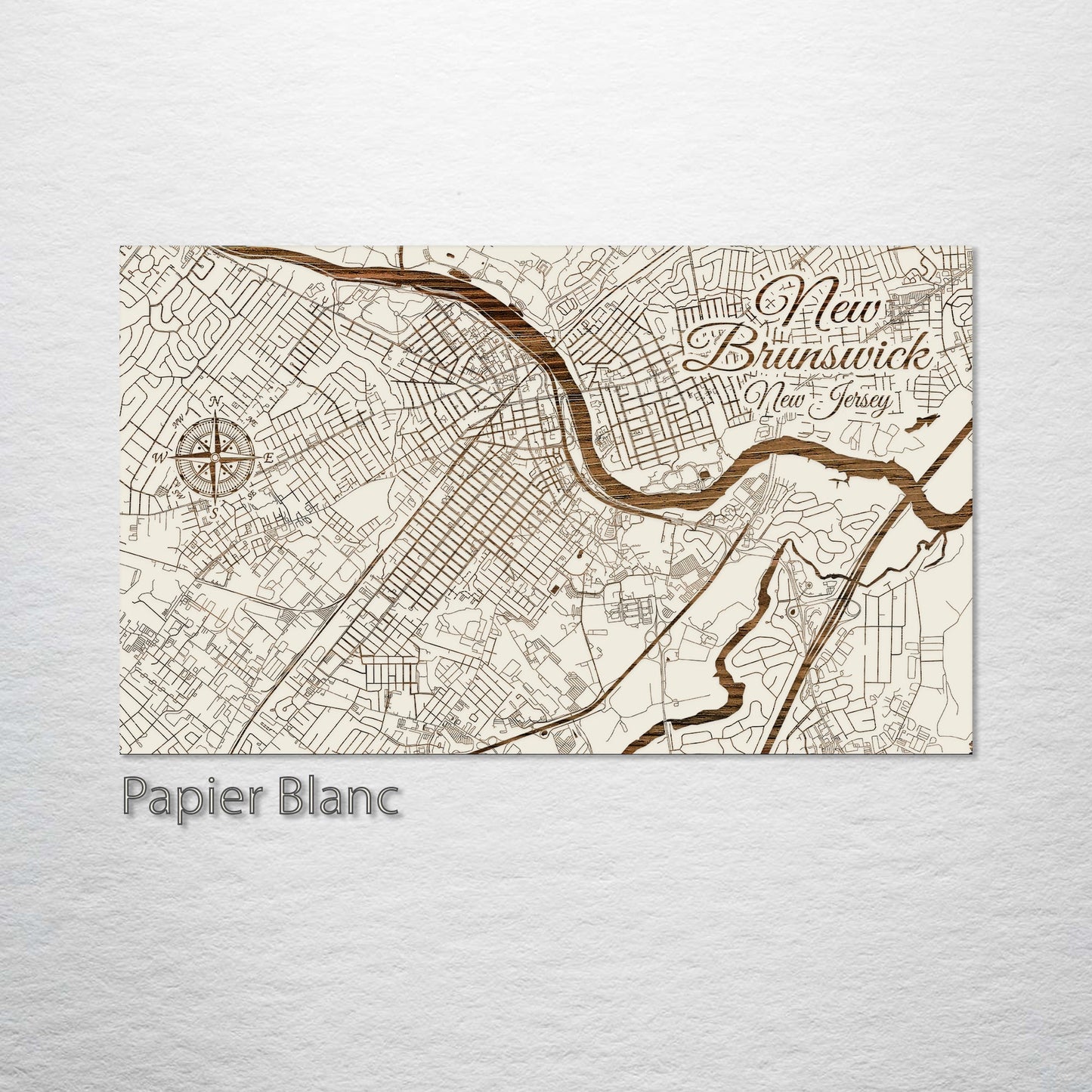 New Brunswick, New Jersey Street Map