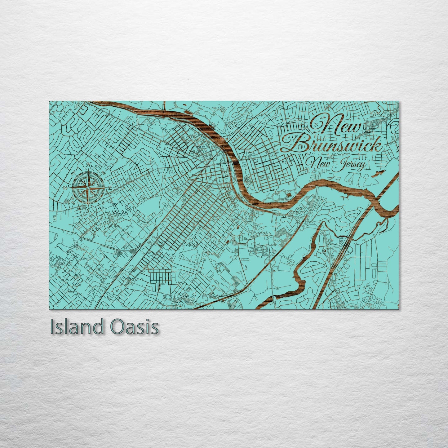 New Brunswick, New Jersey Street Map