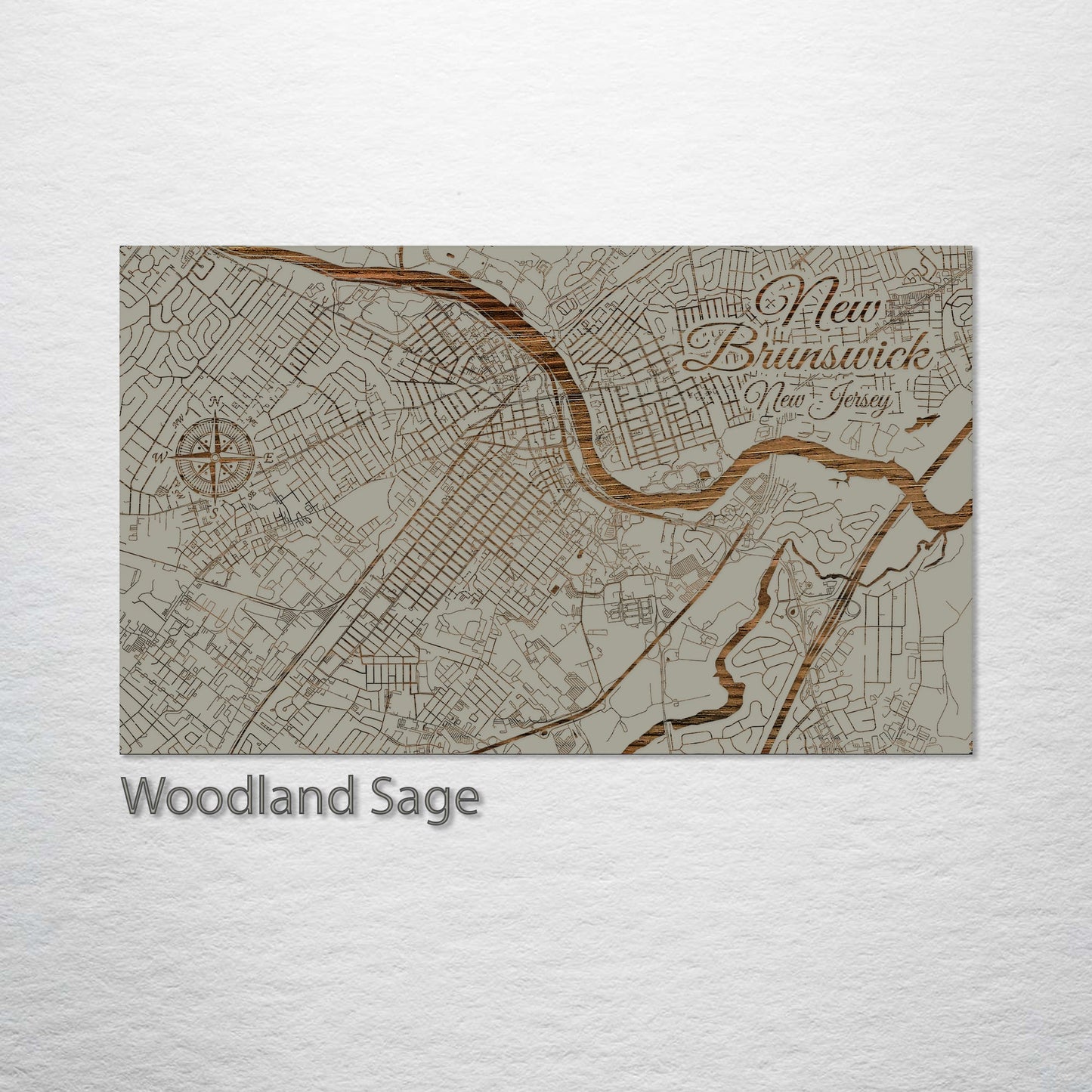 New Brunswick, New Jersey Street Map