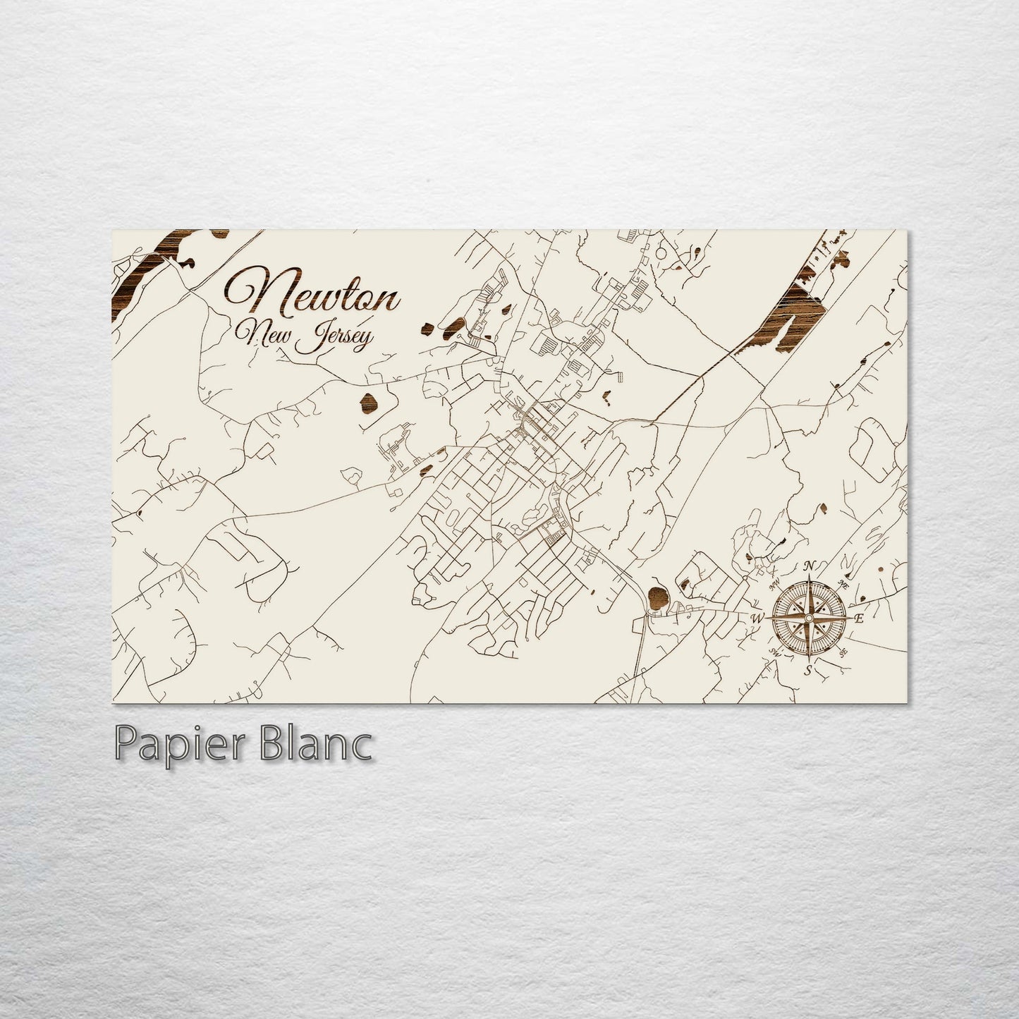 Newton, New Jersey Street Map