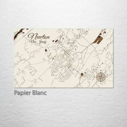 Newton, New Jersey Street Map