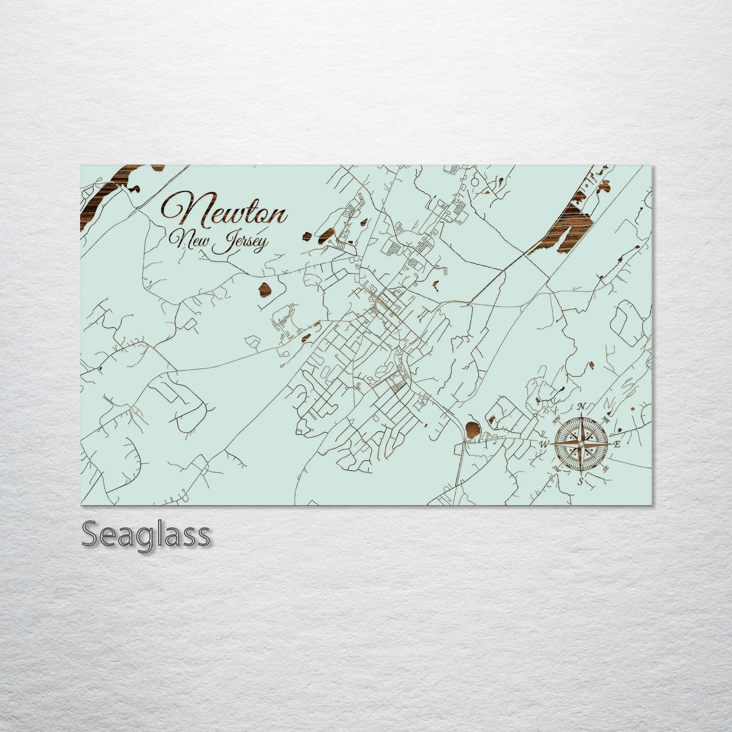 Newton, New Jersey Street Map