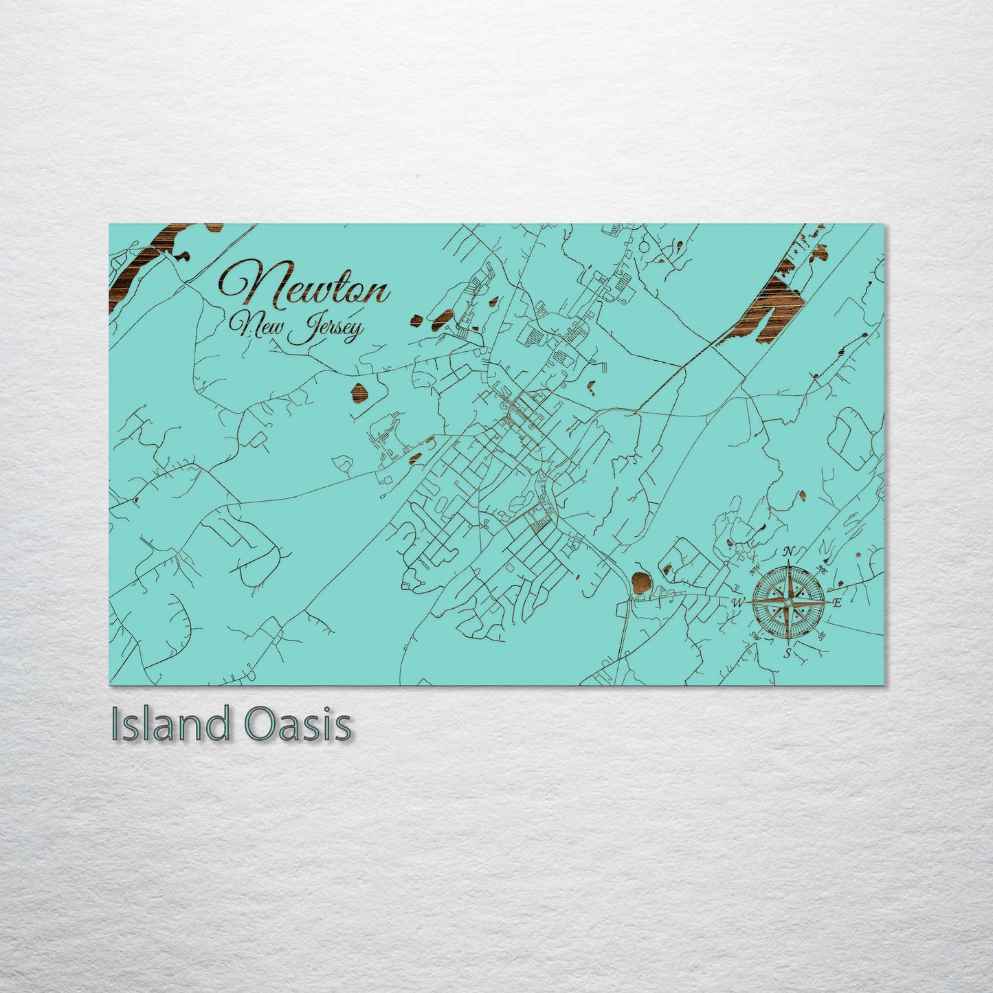 Newton, New Jersey Street Map