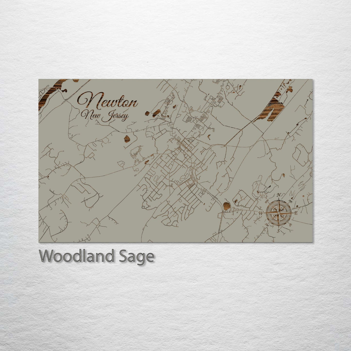 Newton, New Jersey Street Map