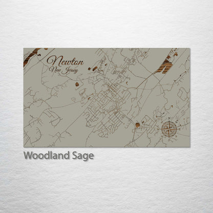 Newton, New Jersey Street Map