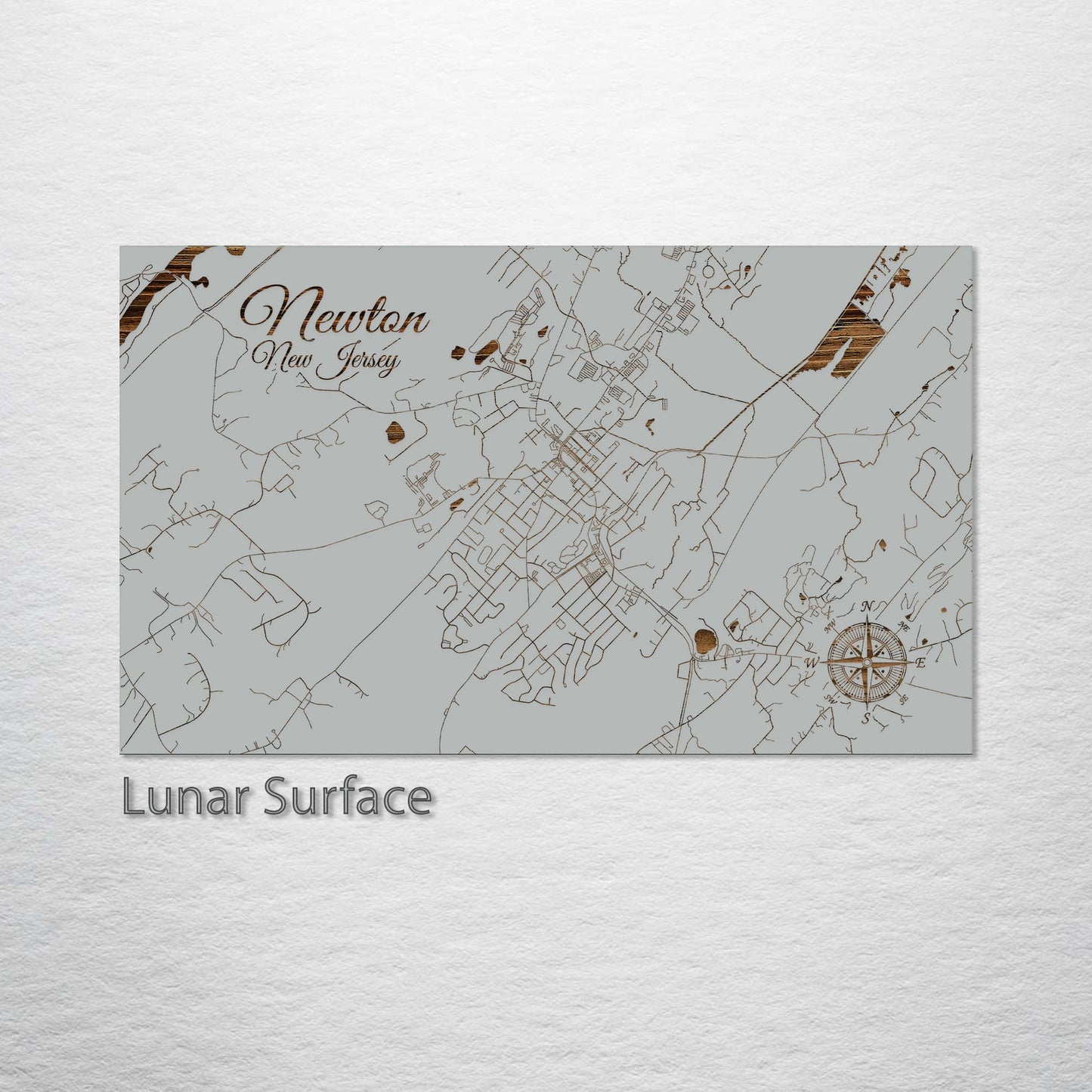 Newton, New Jersey Street Map