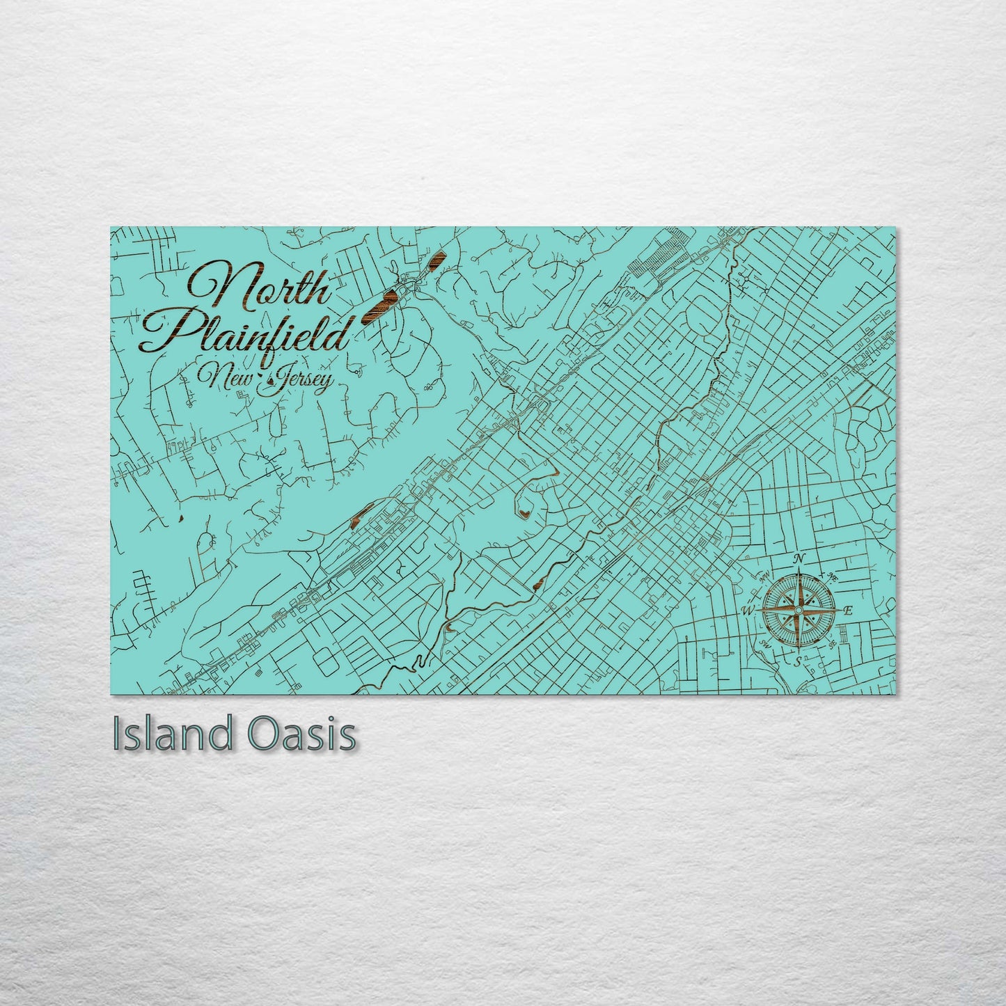 North Plainfield, New Jersey Street Map