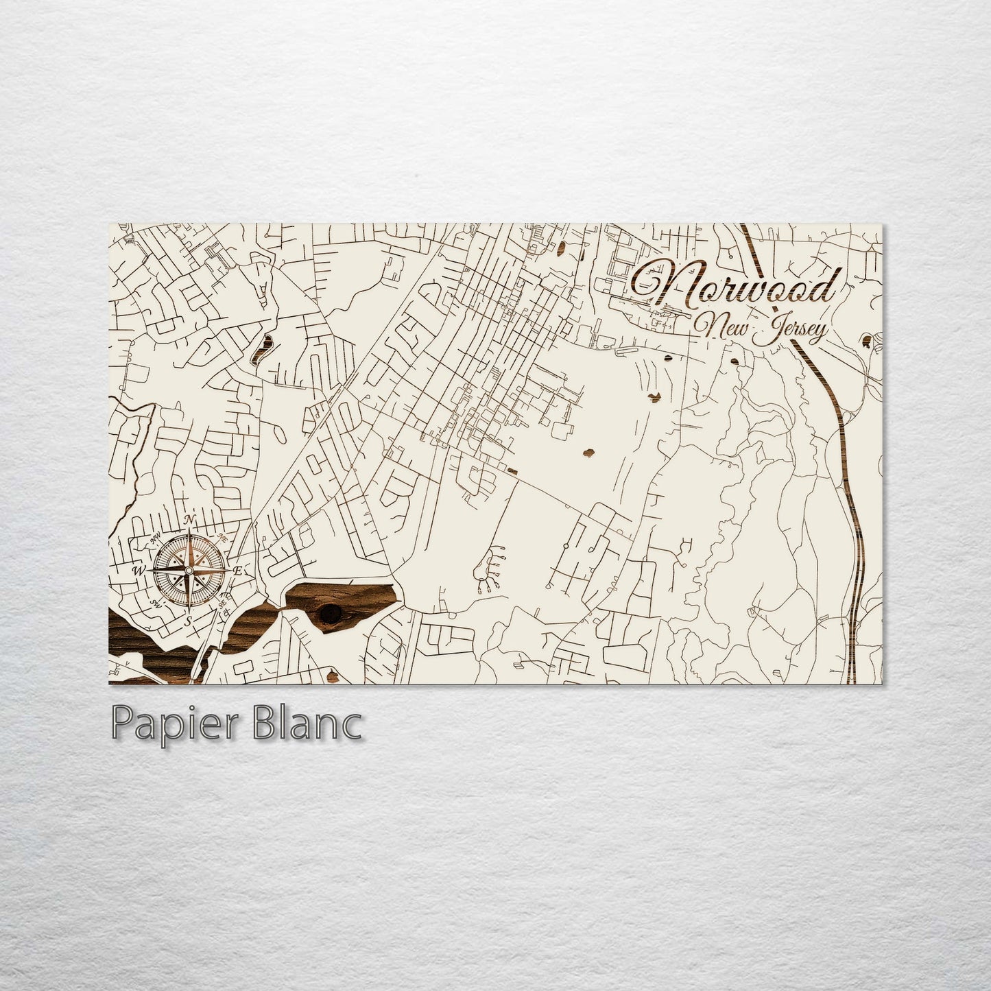 Norwood, New Jersey Street Map