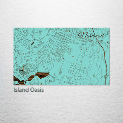 Norwood, New Jersey Street Map