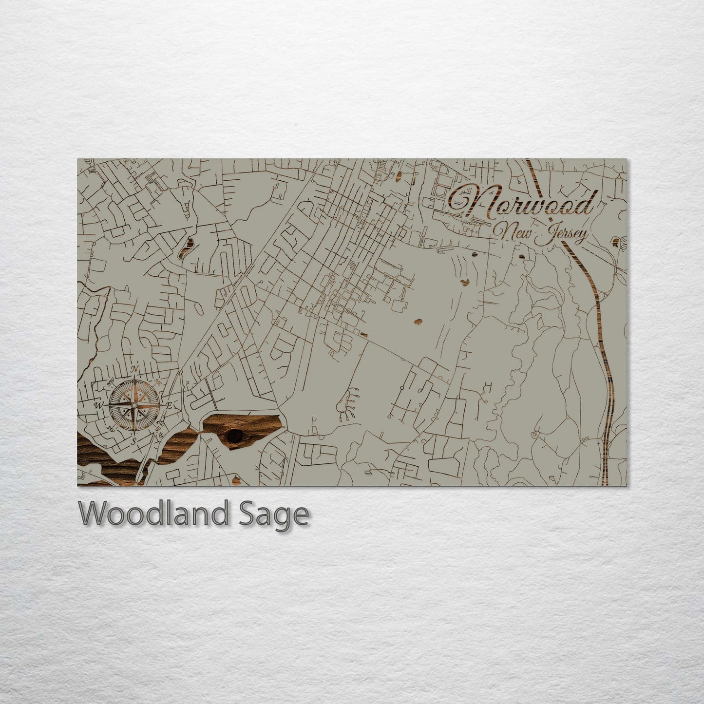 Norwood, New Jersey Street Map