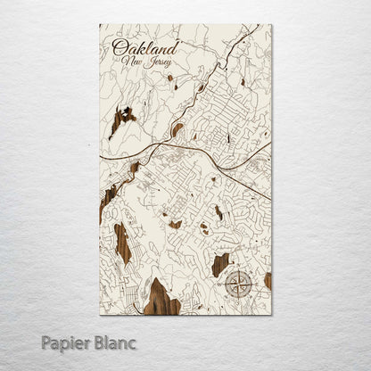 Oakland, New Jersey Street Map