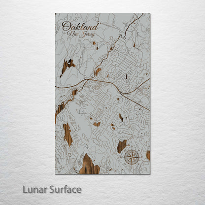 Oakland, New Jersey Street Map