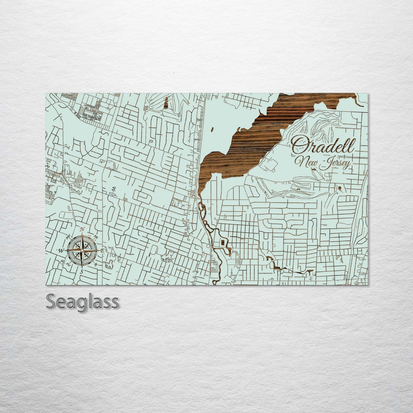 Oradell, New Jersey Street Map