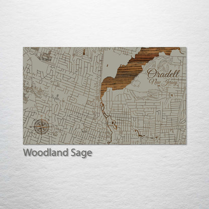 Oradell, New Jersey Street Map