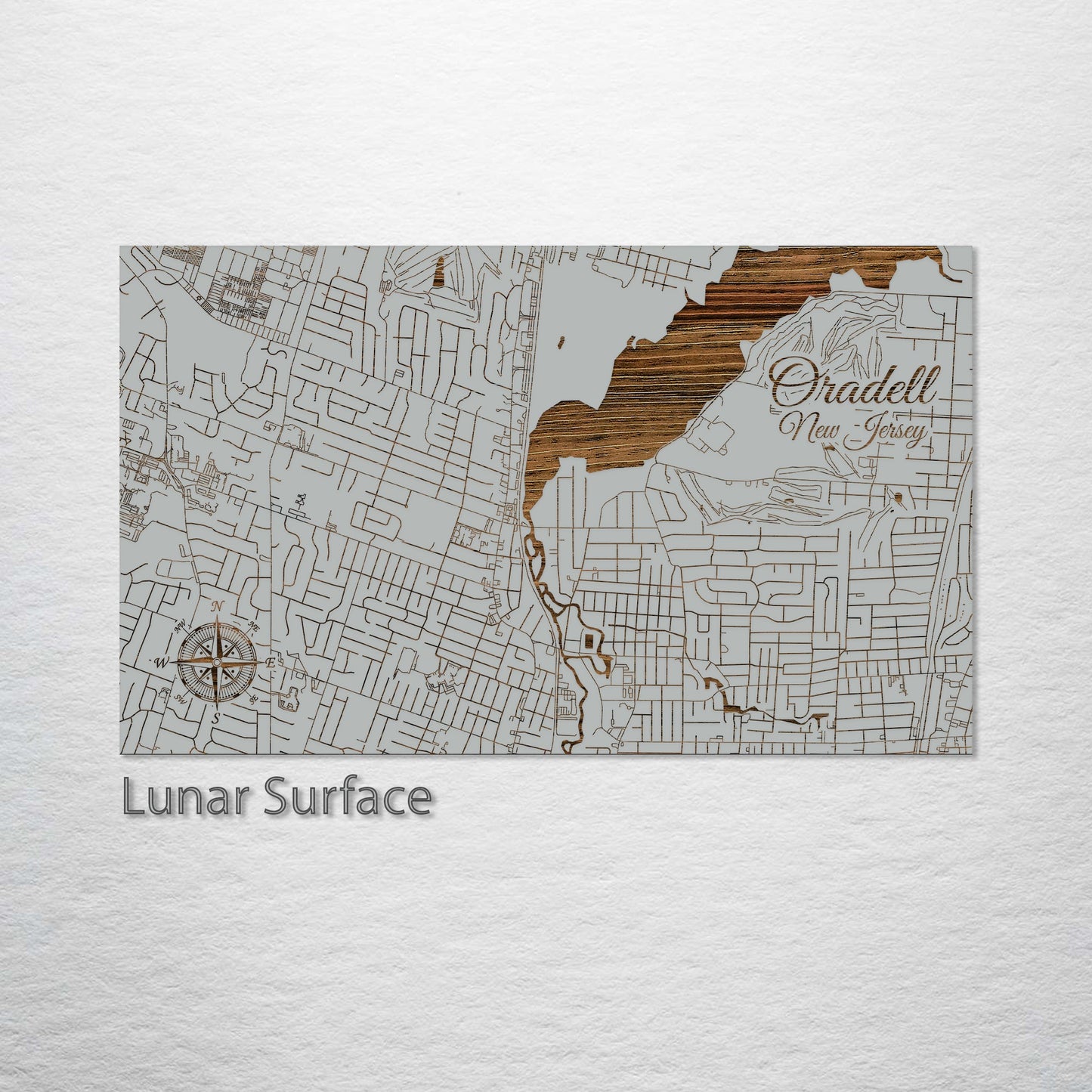 Oradell, New Jersey Street Map