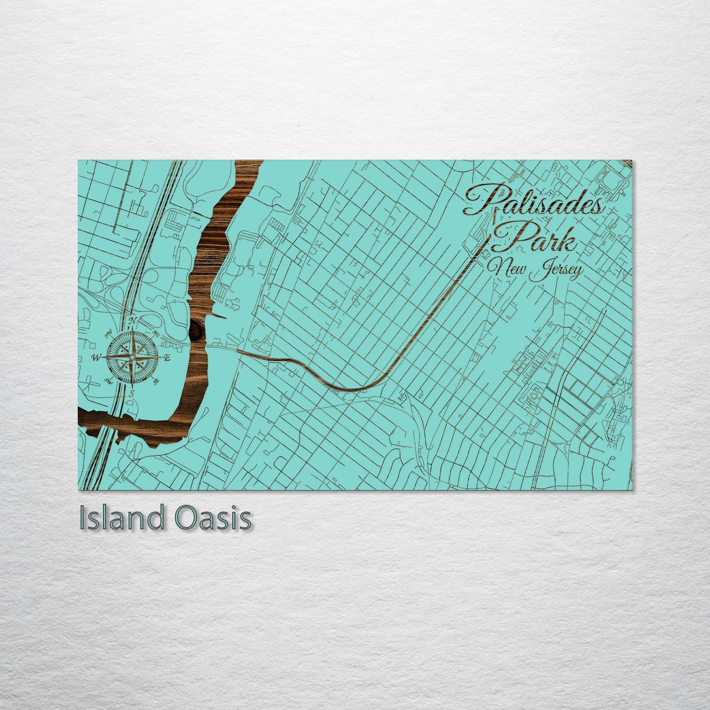 Palisades Park, New Jersey Street Map