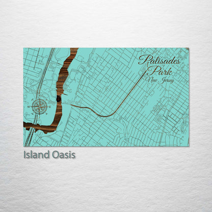 Palisades Park, New Jersey Street Map