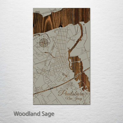Paulsboro, New Jersey Street Map
