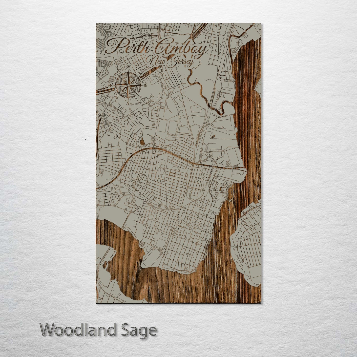 Perth Amboy, New Jersey Street Map