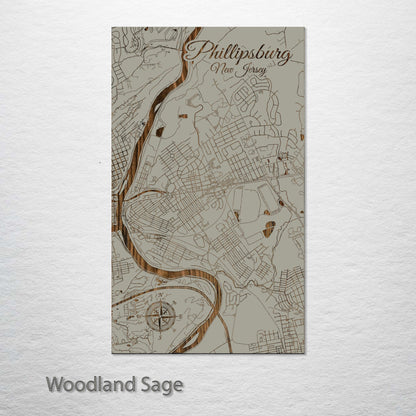 Phillipsburg, New Jersey Street Map