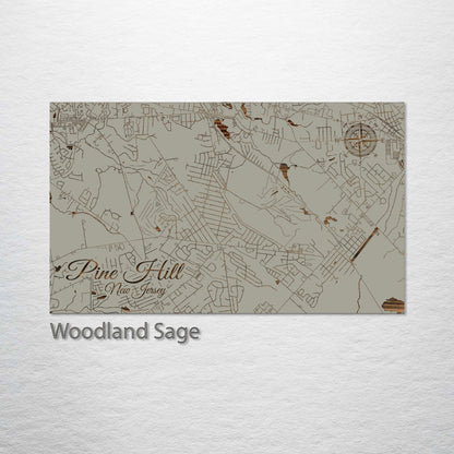 Pine Hill, New Jersey Street Map