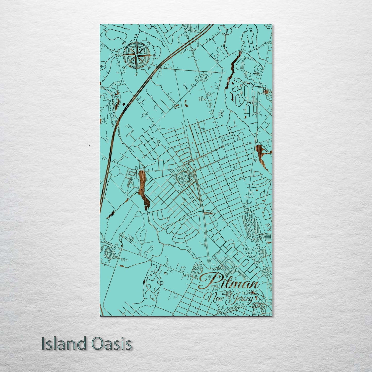 Pitman, New Jersey Street Map