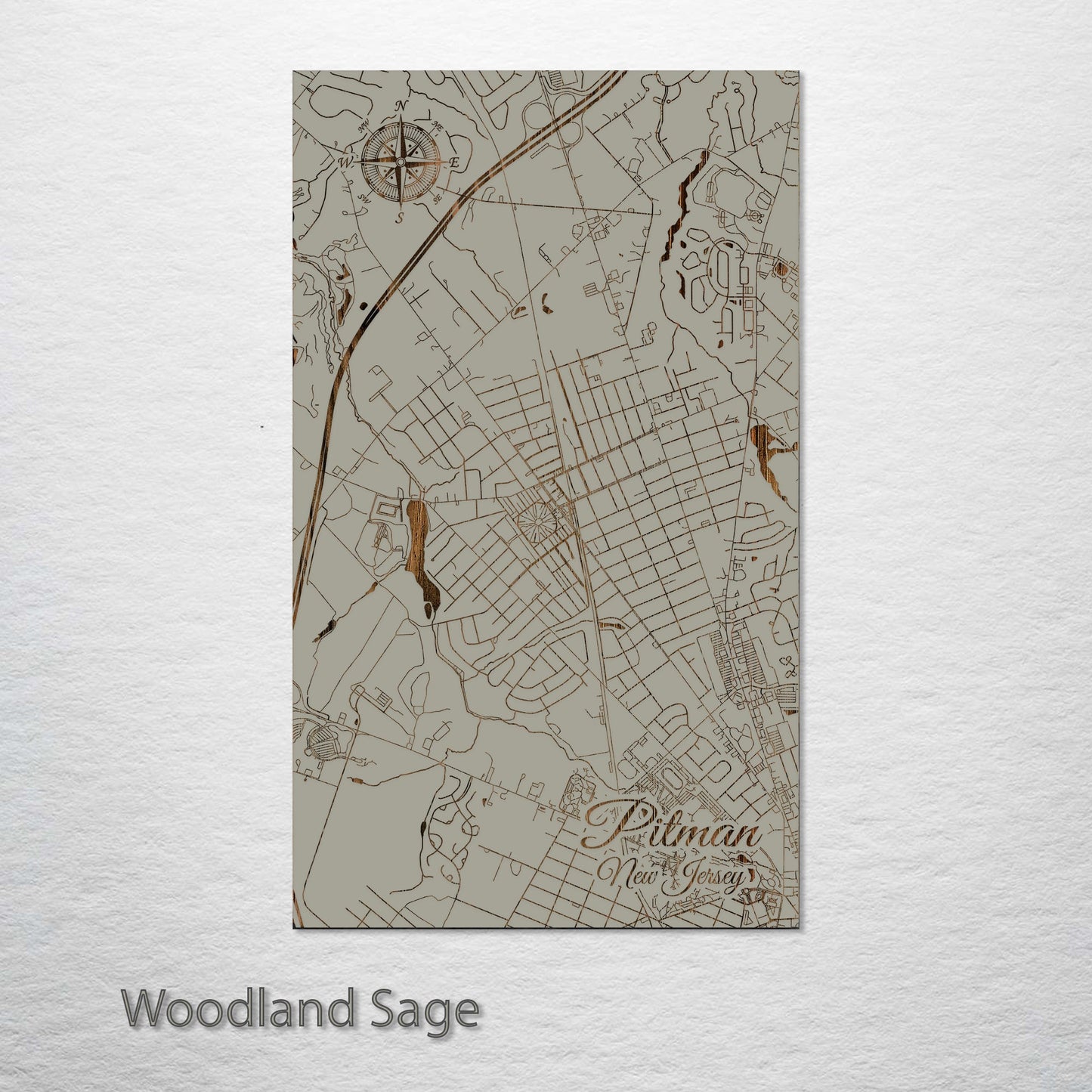 Pitman, New Jersey Street Map