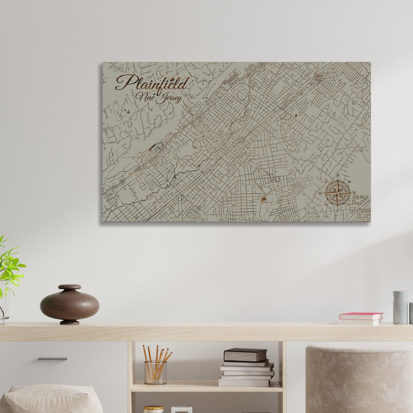 Plainfield, New Jersey Street Map