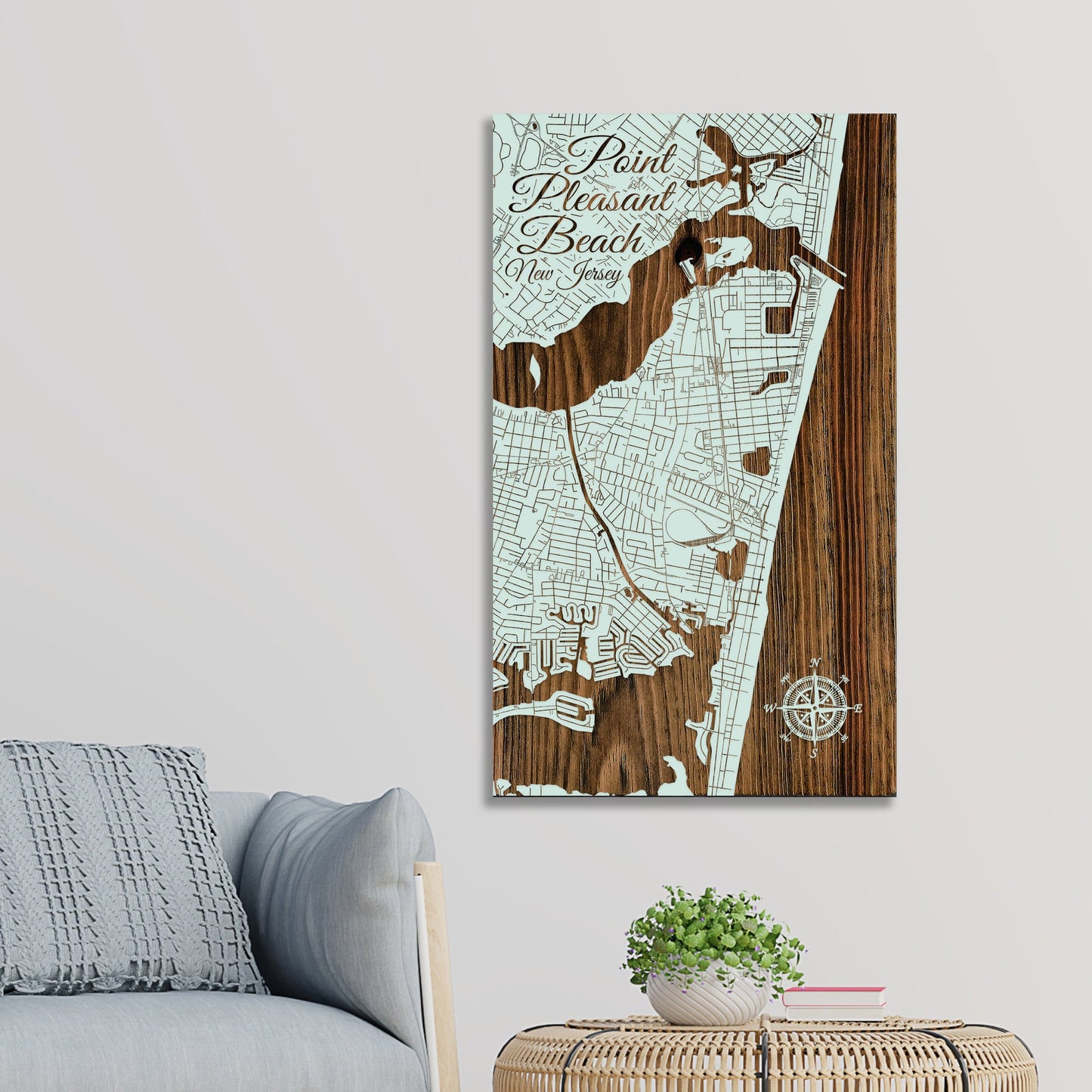 Point Pleasant Beach, New Jersey Street Map