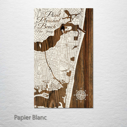 Point Pleasant Beach, New Jersey Street Map