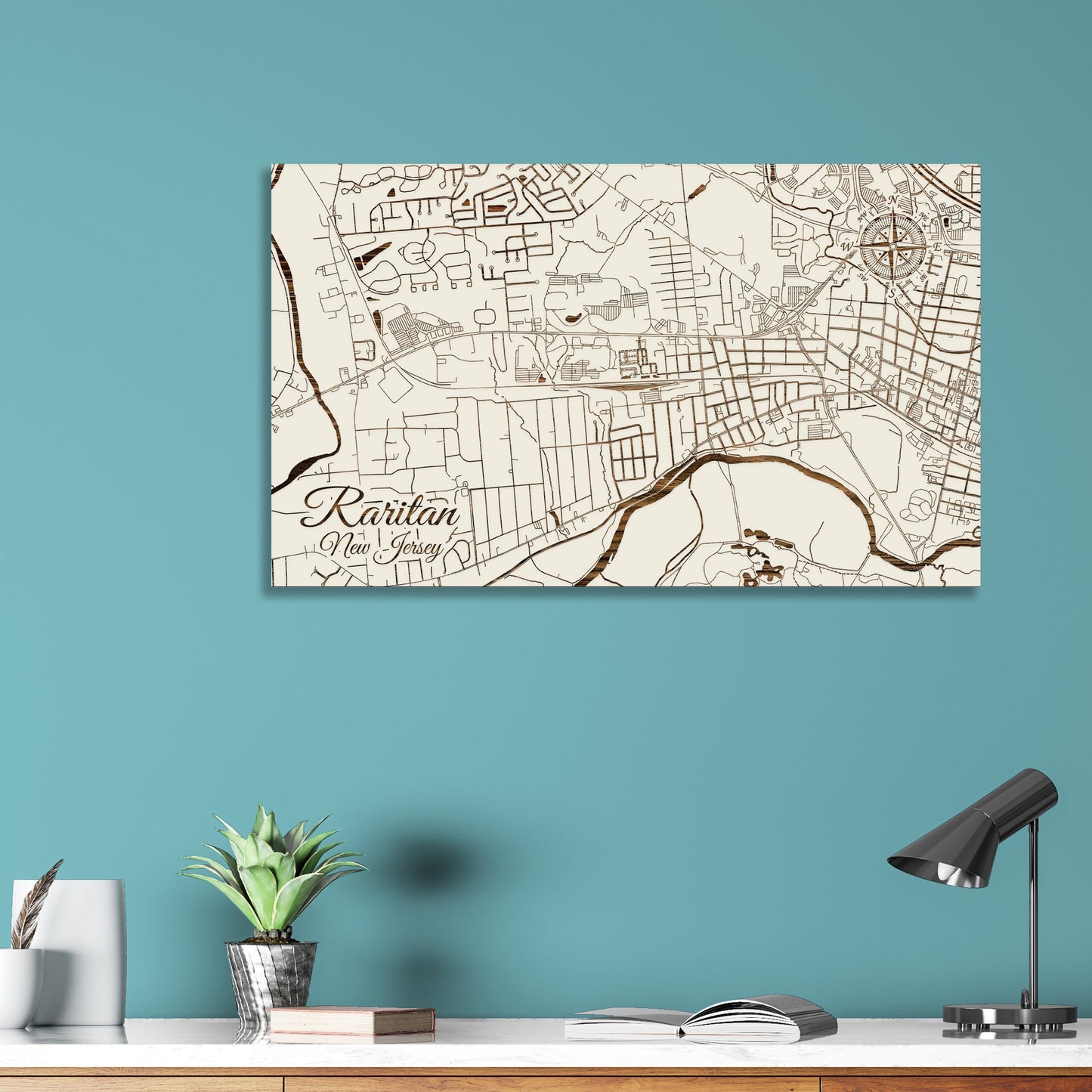 Raritan, New Jersey Street Map