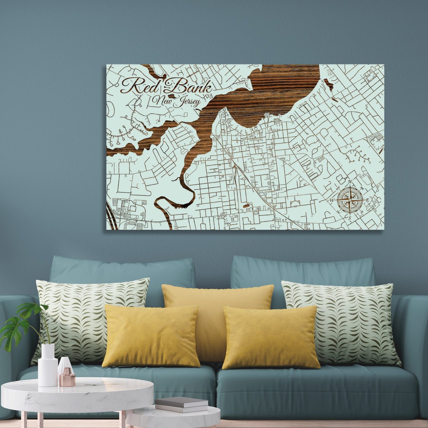 Red Bank, New Jersey Street Map