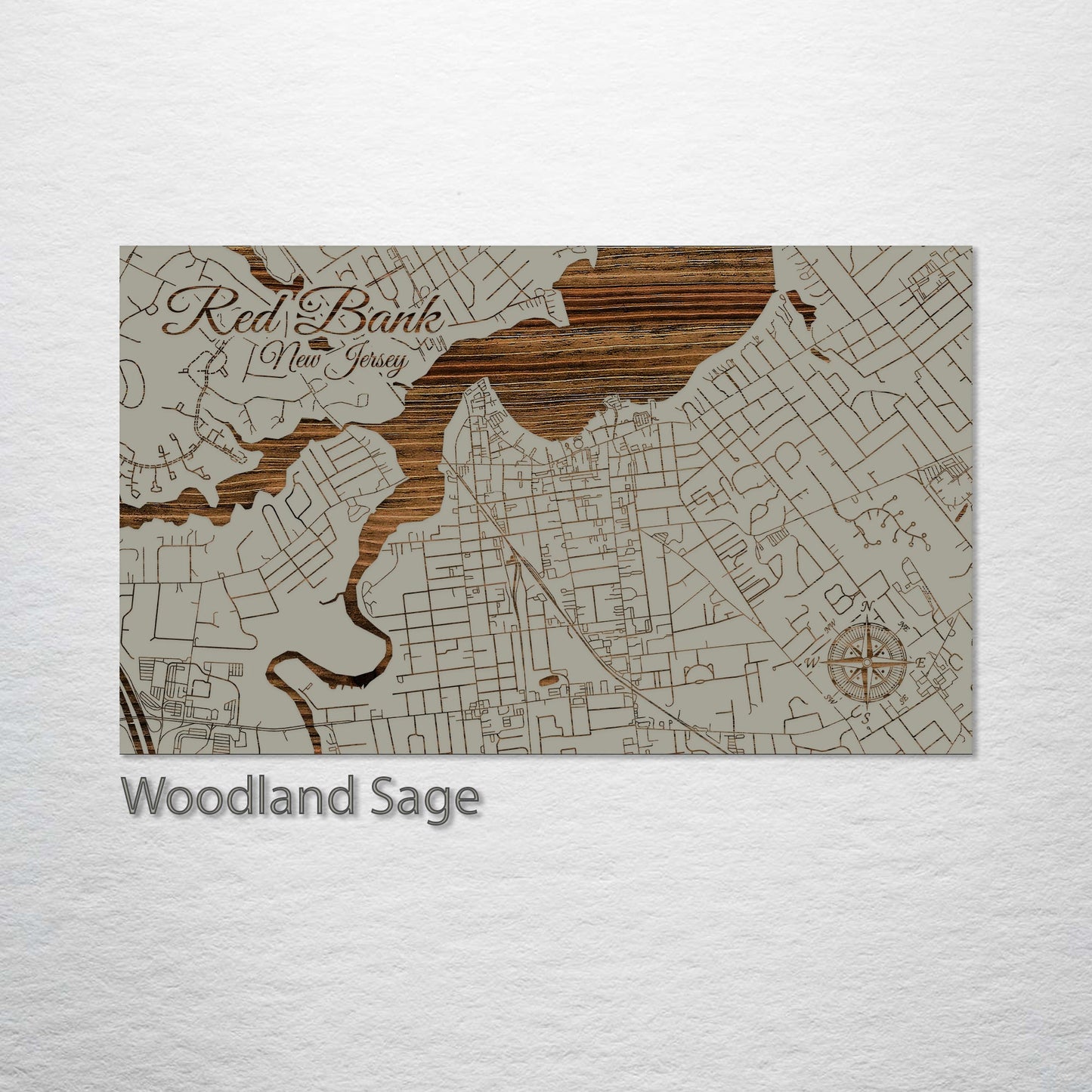 Red Bank, New Jersey Street Map