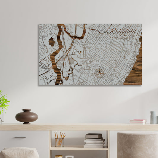 Ridgefield, New Jersey Street Map