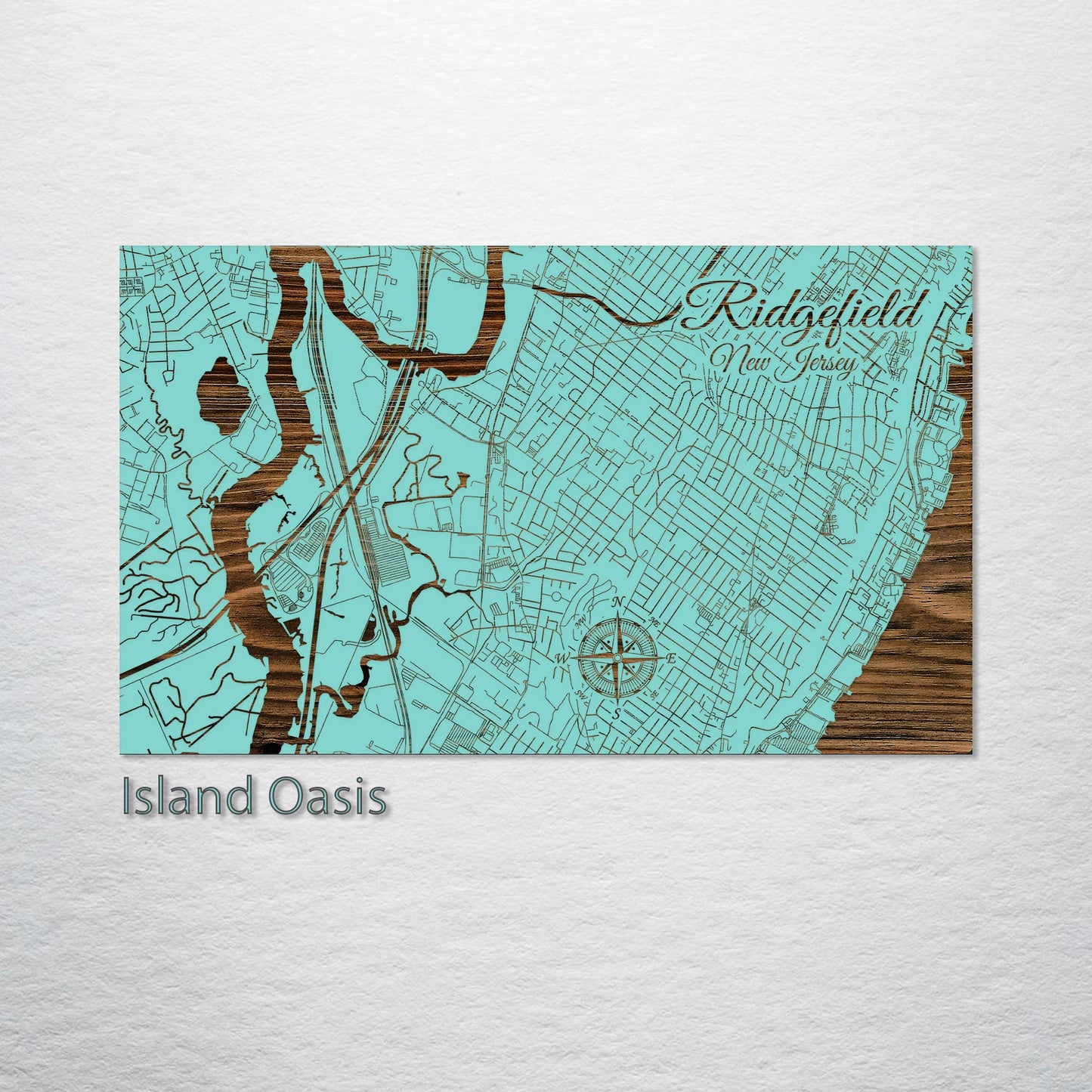 Ridgefield, New Jersey Street Map