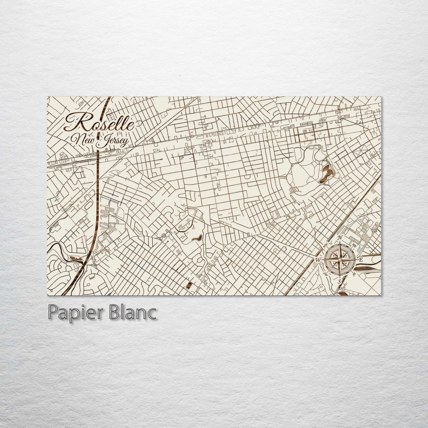 Roselle, New Jersey Street Map