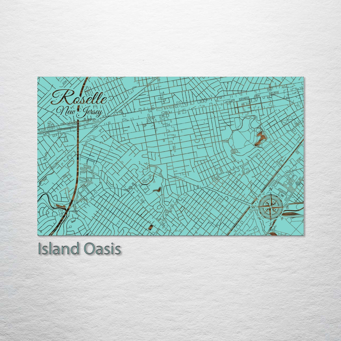 Roselle, New Jersey Street Map