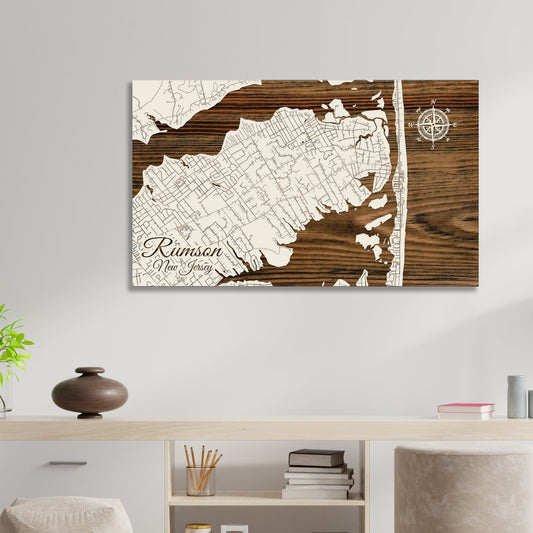 Rumson, New Jersey Street Map