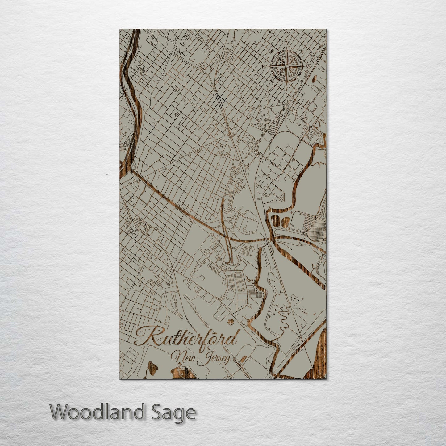 Rutherford, New Jersey Street Map