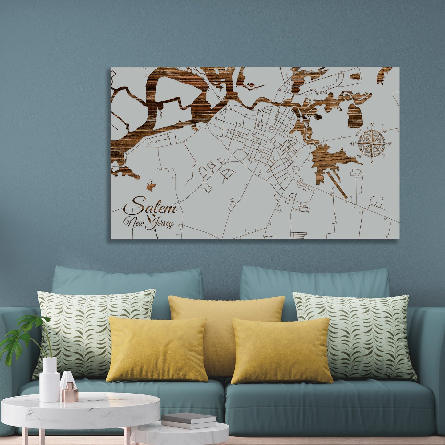 Salem, New Jersey Street Map