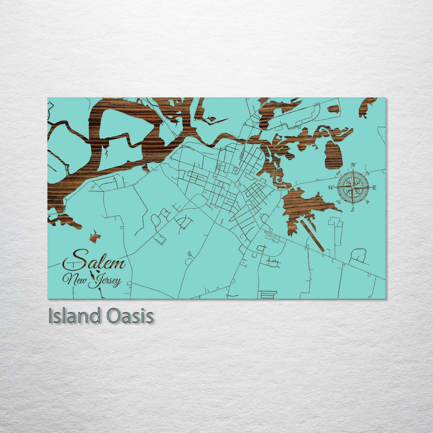 Salem, New Jersey Street Map