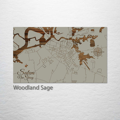 Salem, New Jersey Street Map