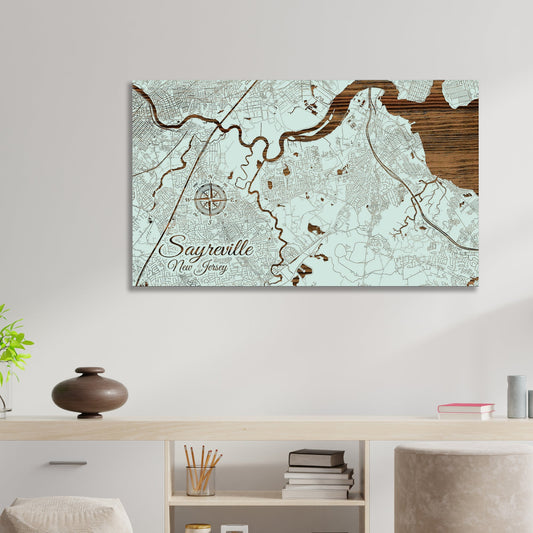 Sayreville, New Jersey Street Map