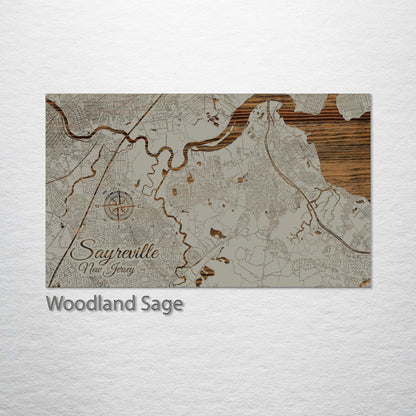 Sayreville, New Jersey Street Map