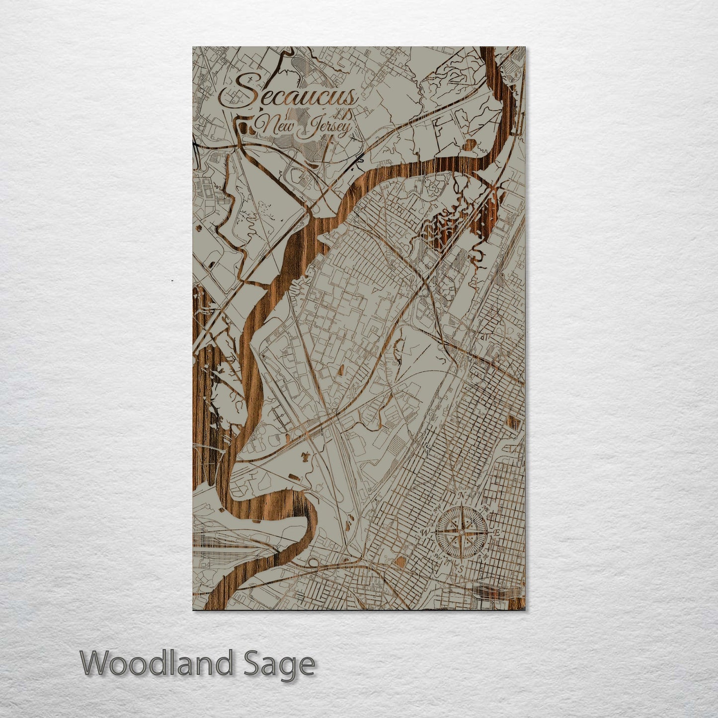 Secaucus, New Jersey Street Map