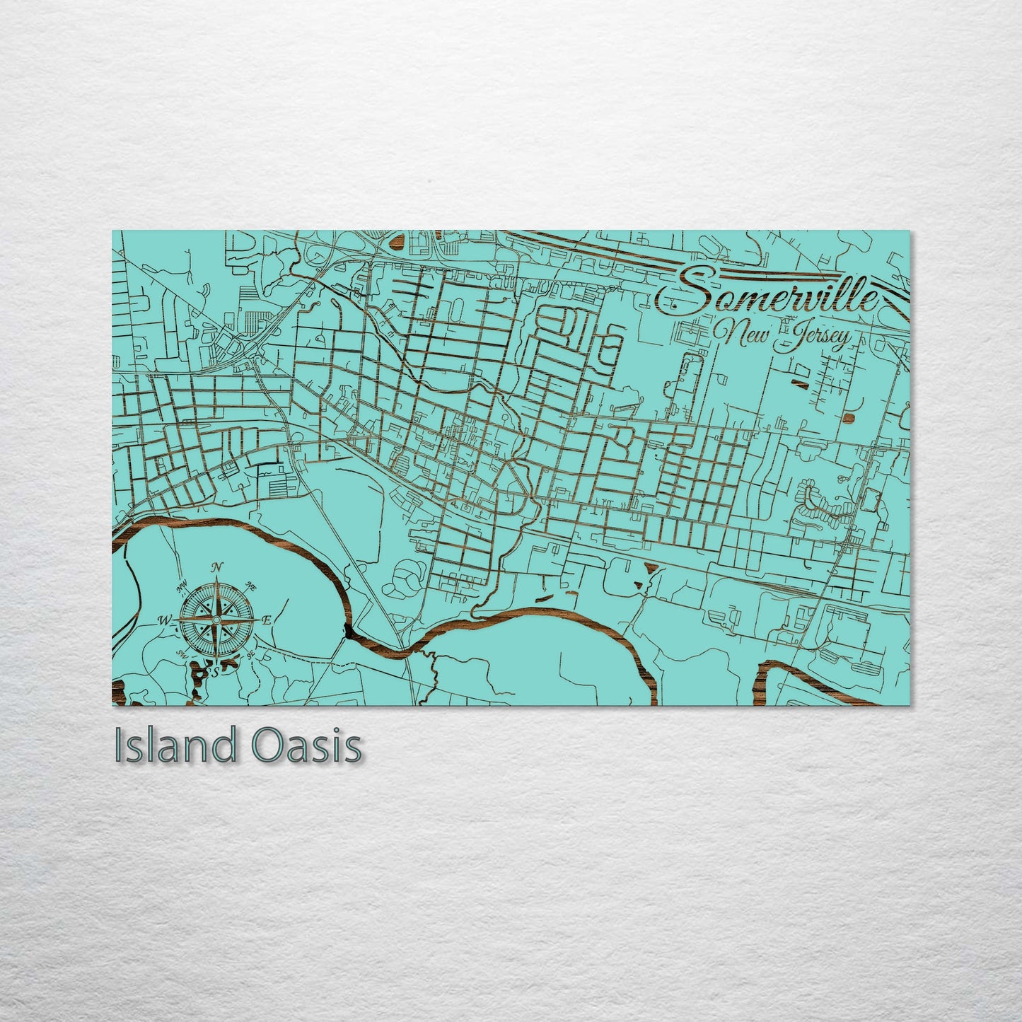 Somerville, New Jersey Street Map