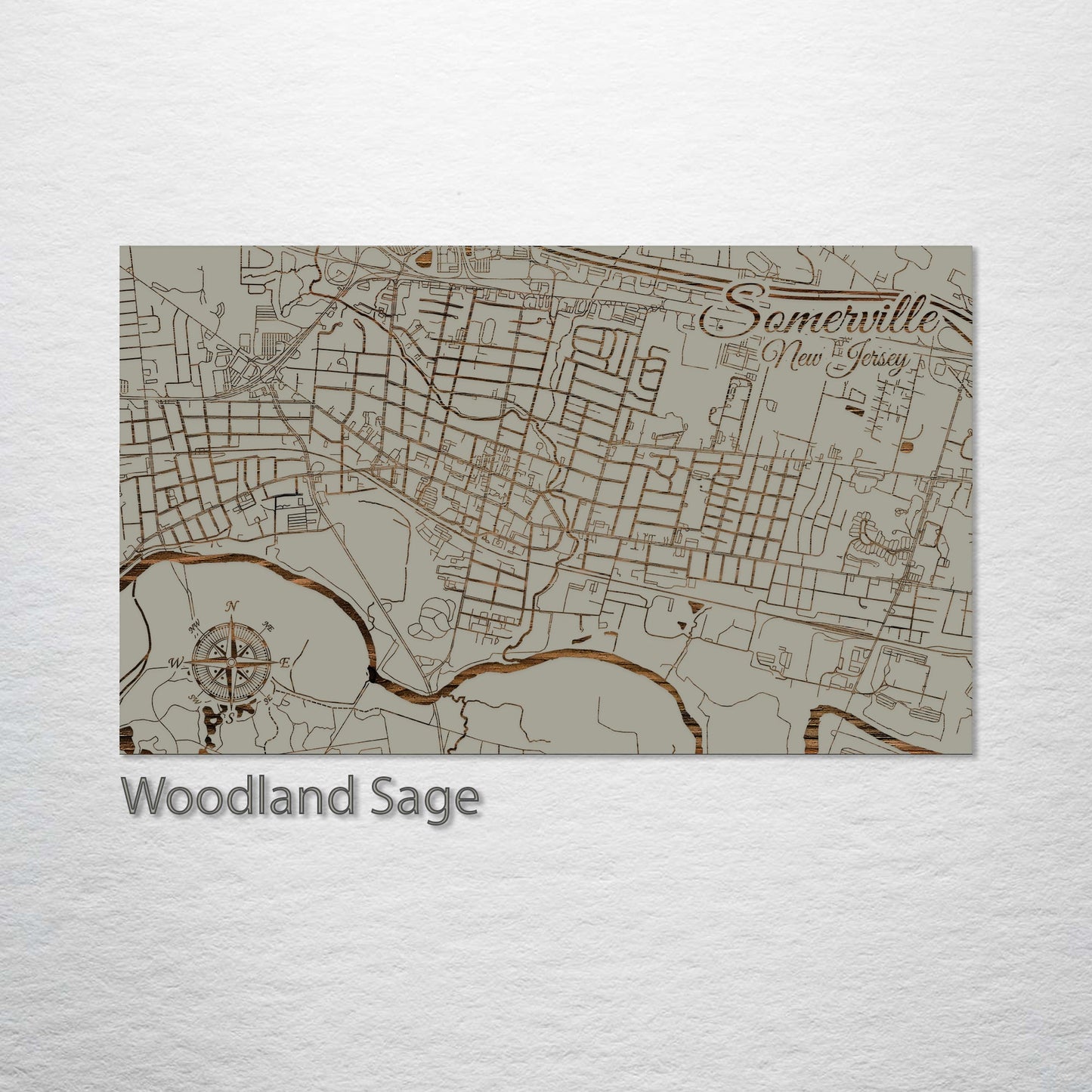 Somerville, New Jersey Street Map