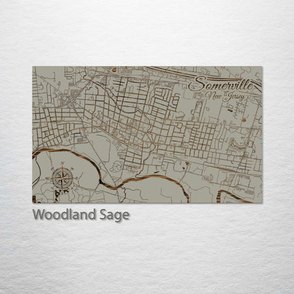 Somerville, New Jersey Street Map