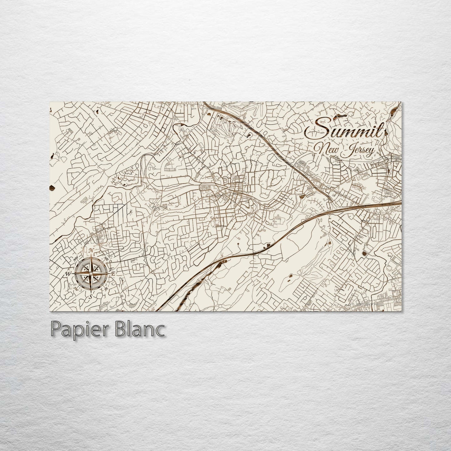 Summit, New Jersey Street Map