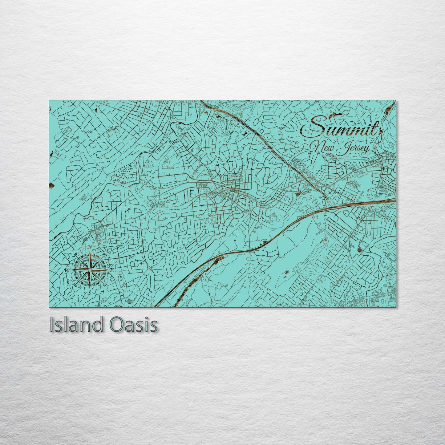 Summit, New Jersey Street Map